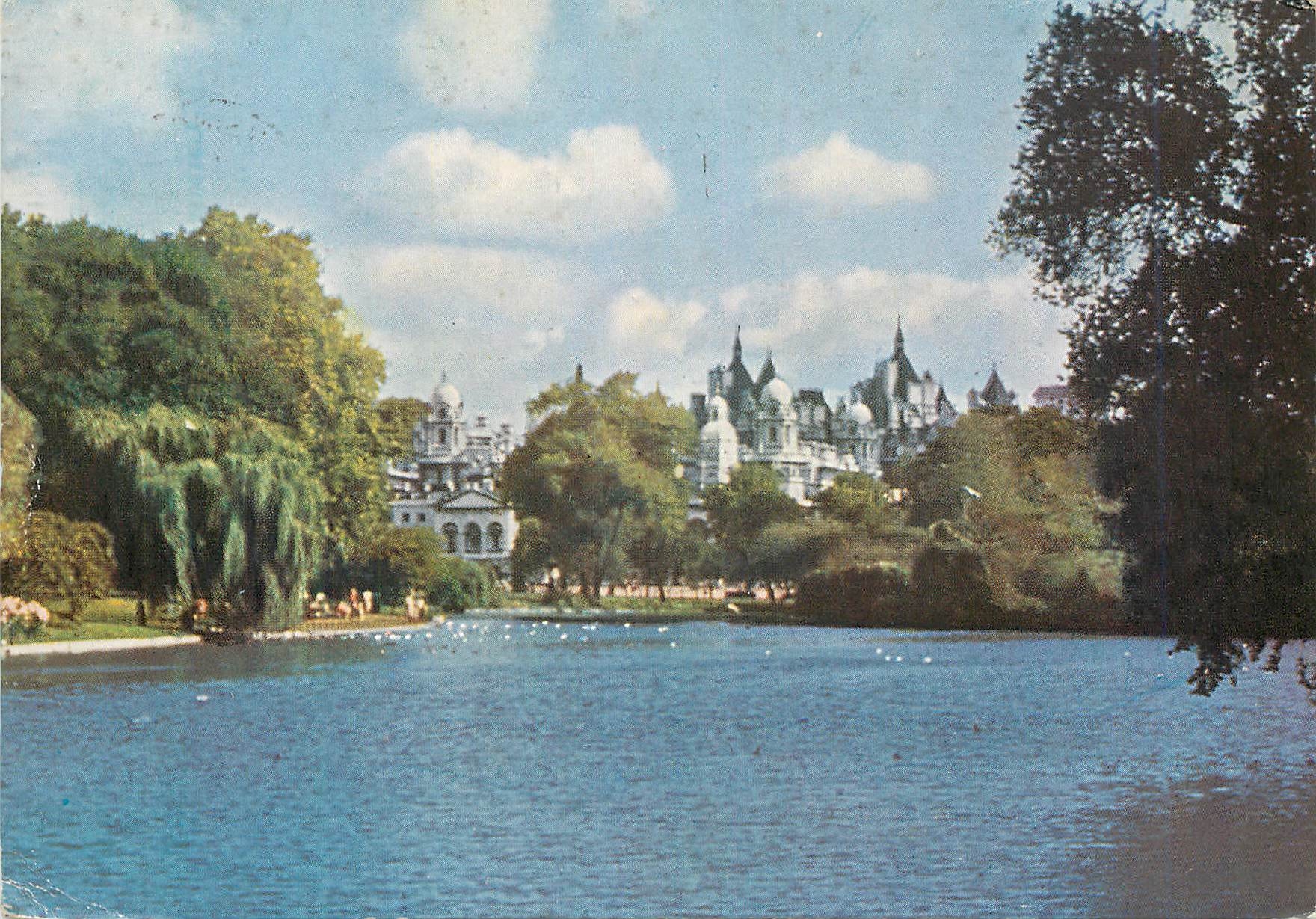 CPM St James's Park London Looking Towards Whitehall and The Horse Guards