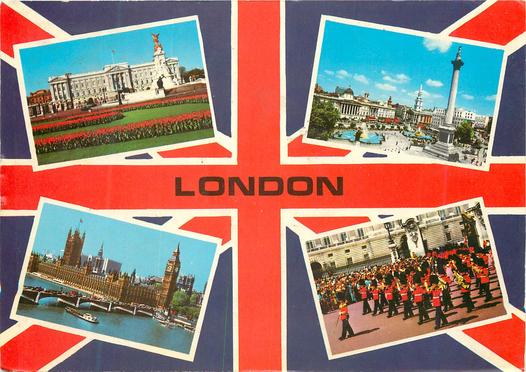 CPM Buckingham Palace Houses of Parliament Trafalgar Square