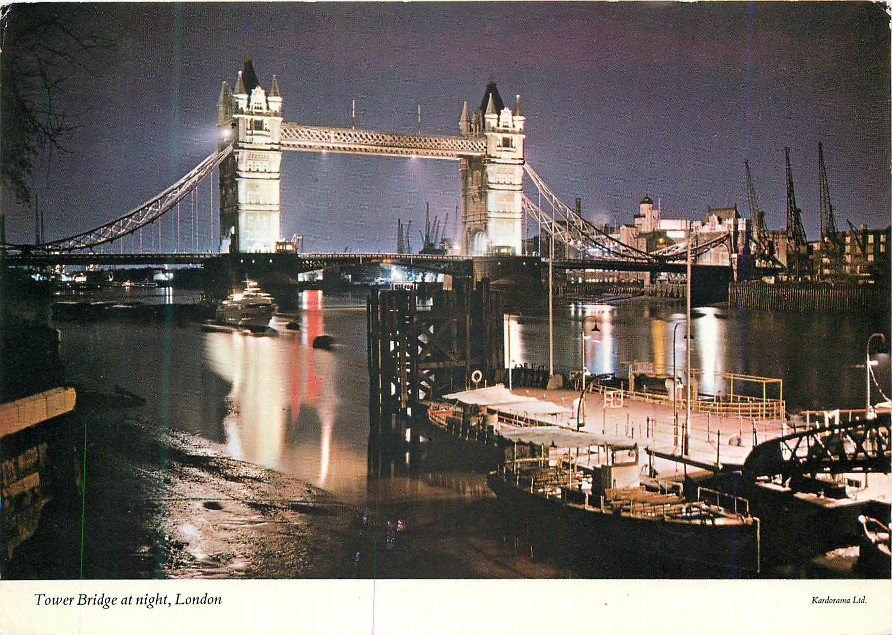 CPM Tower Bridge at Night London Bateaux