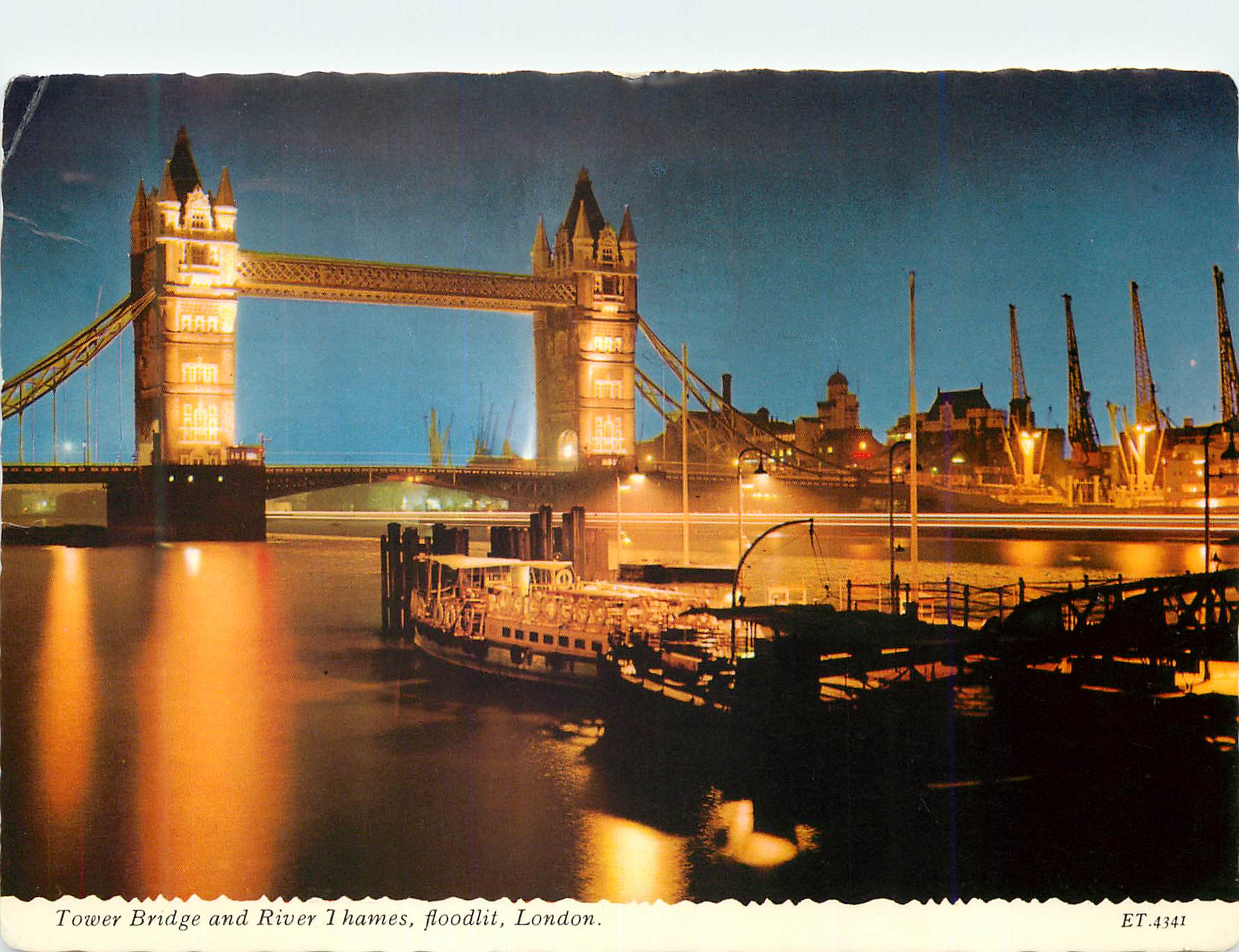 CPM Tower Bridge and River Thames Floodlit London