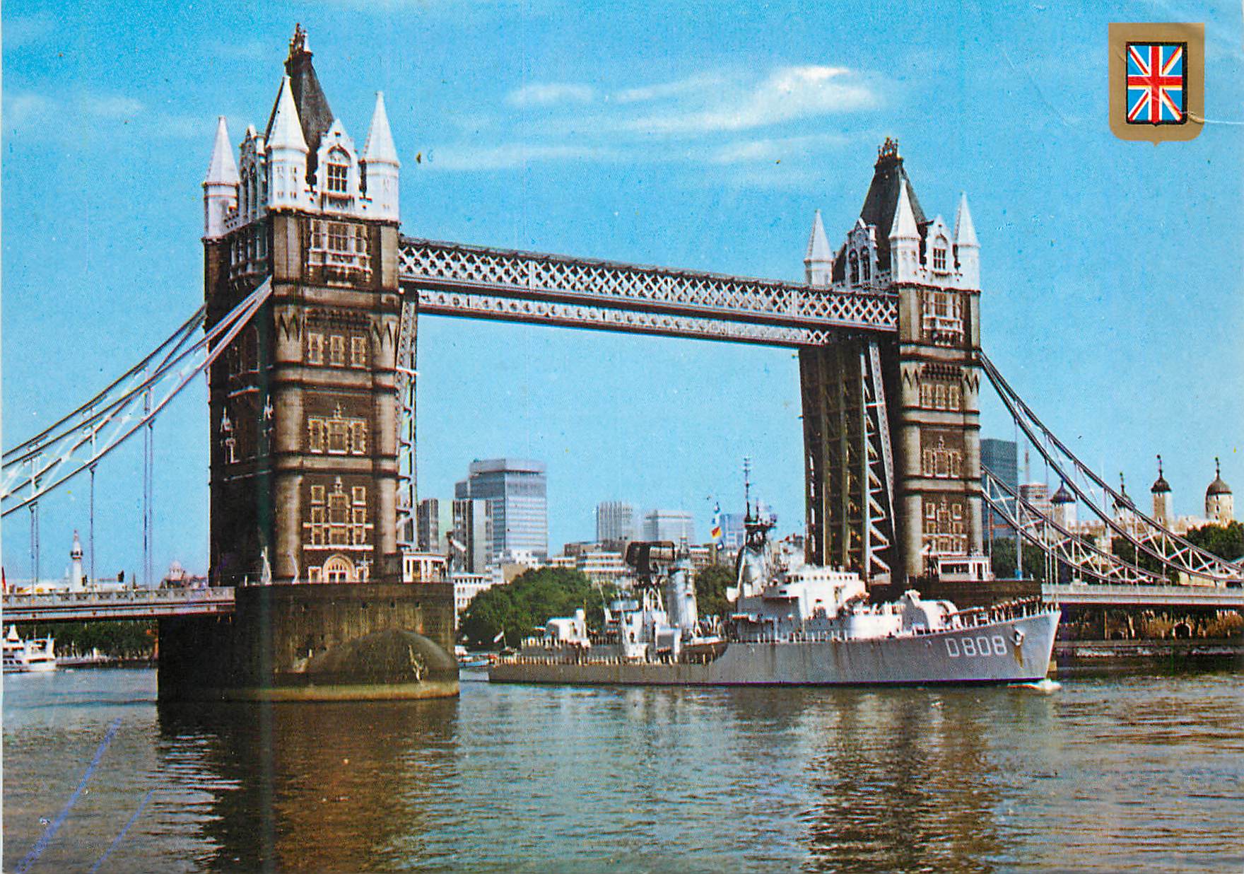 CPM London Le Pont de la Tour Bateau