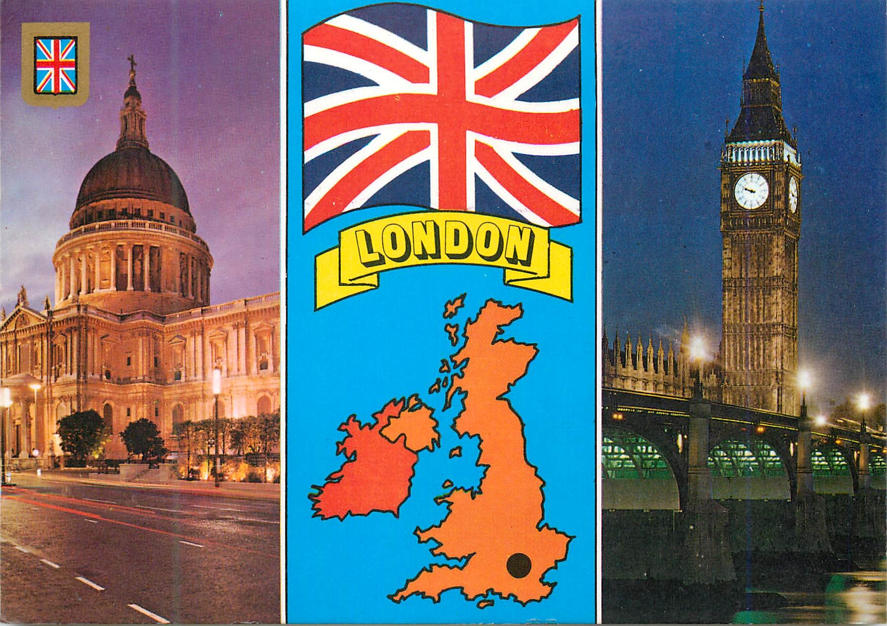 CPM Greeting from London St Paul's Cathedral