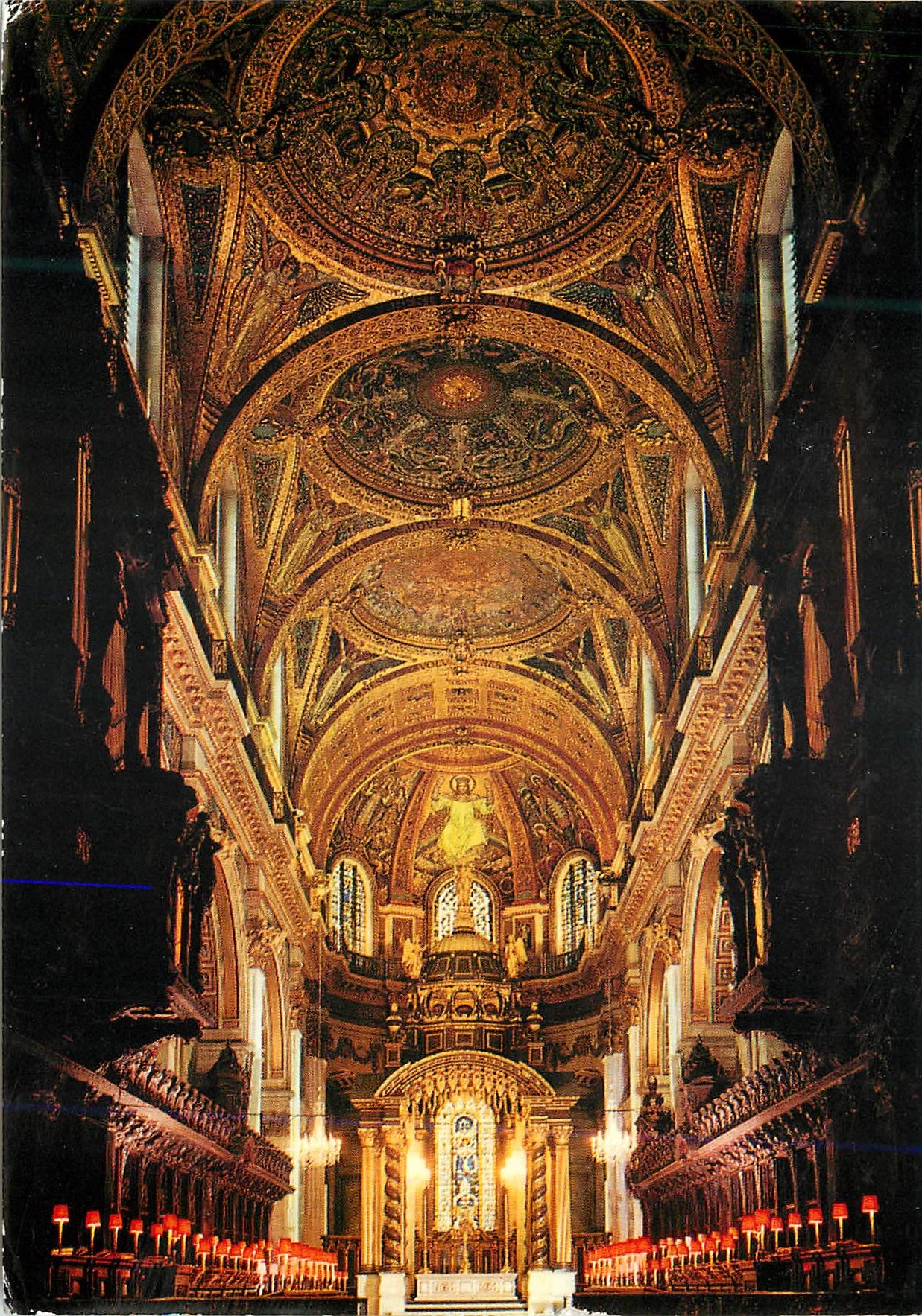 CPM London Choeur Cathedrale de St Paul Londres