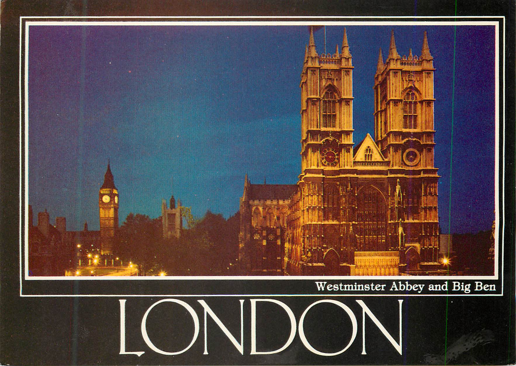 CPM London Westminster Abbey and Big Ben 