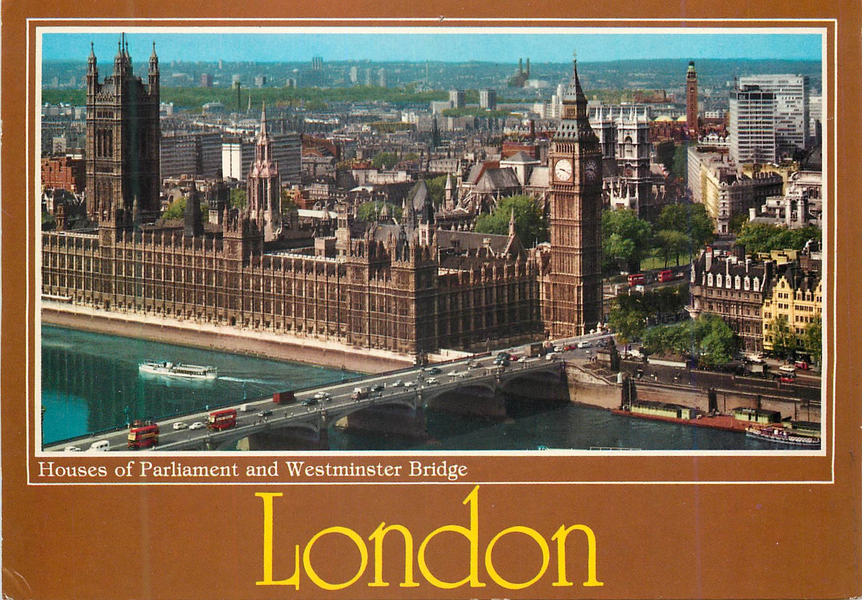 Houses of Parliament and Westminster Bridge — London — Kardorama K15-B