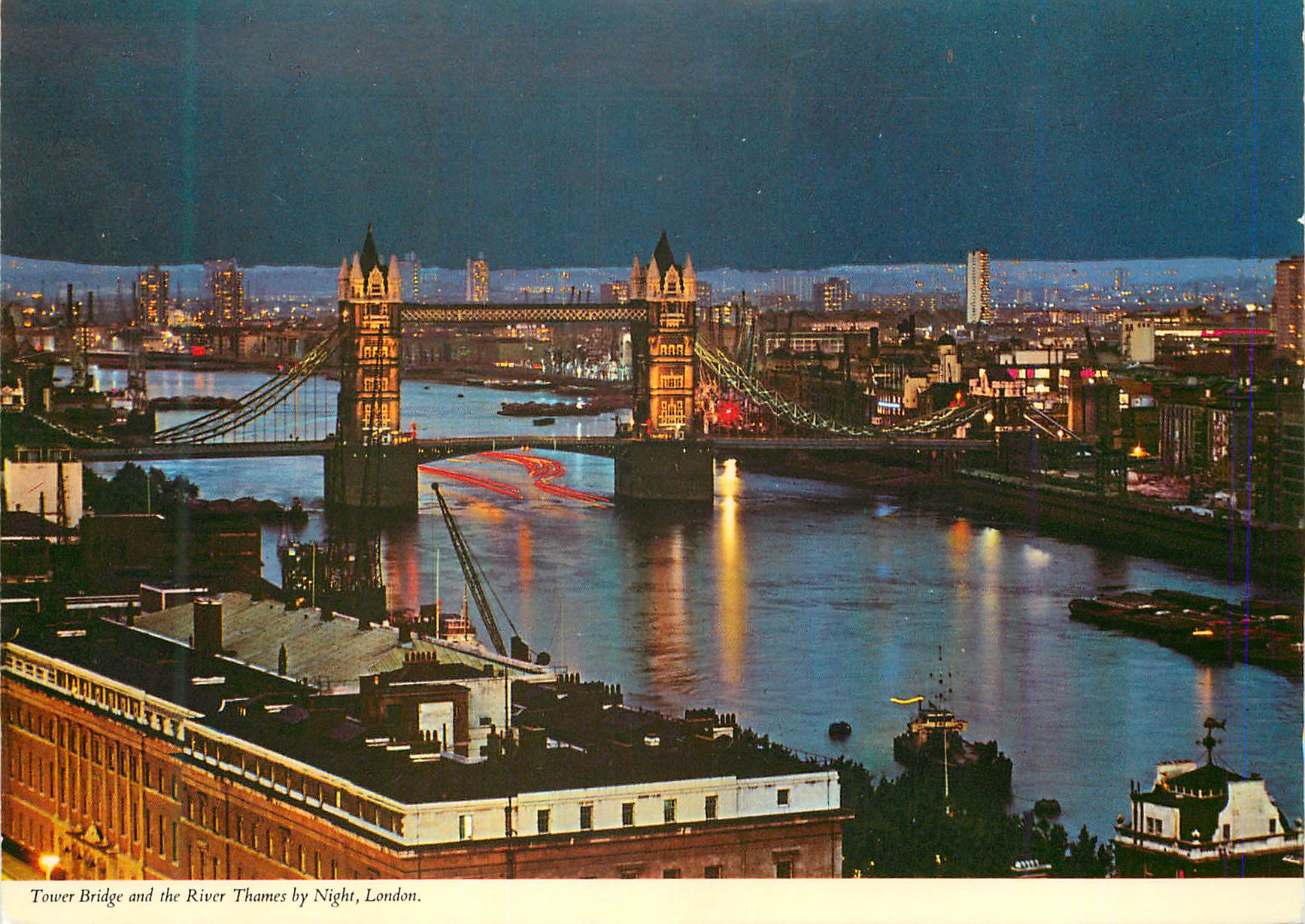 CPM Tower Bridge and the River Thames by Night London