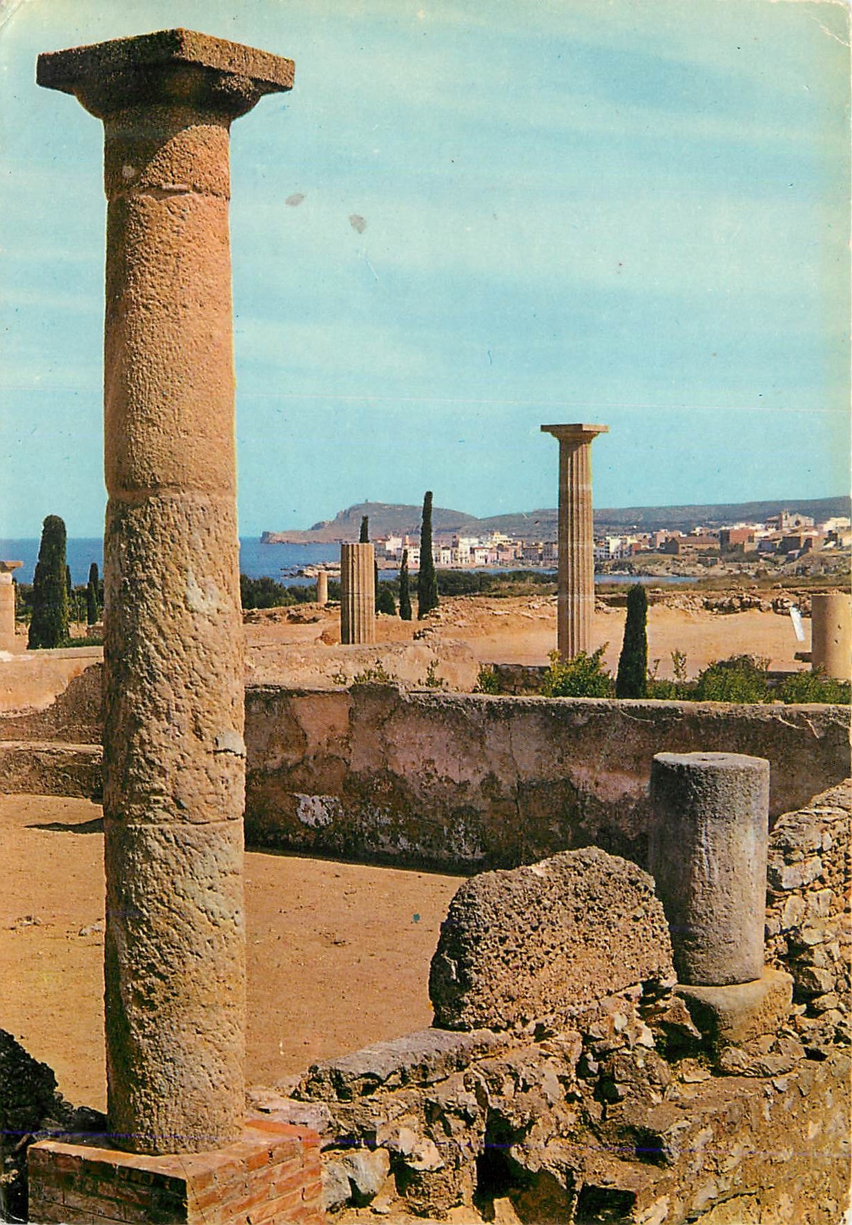 CPM Costa Brava Ampurias Ruinas Romanas