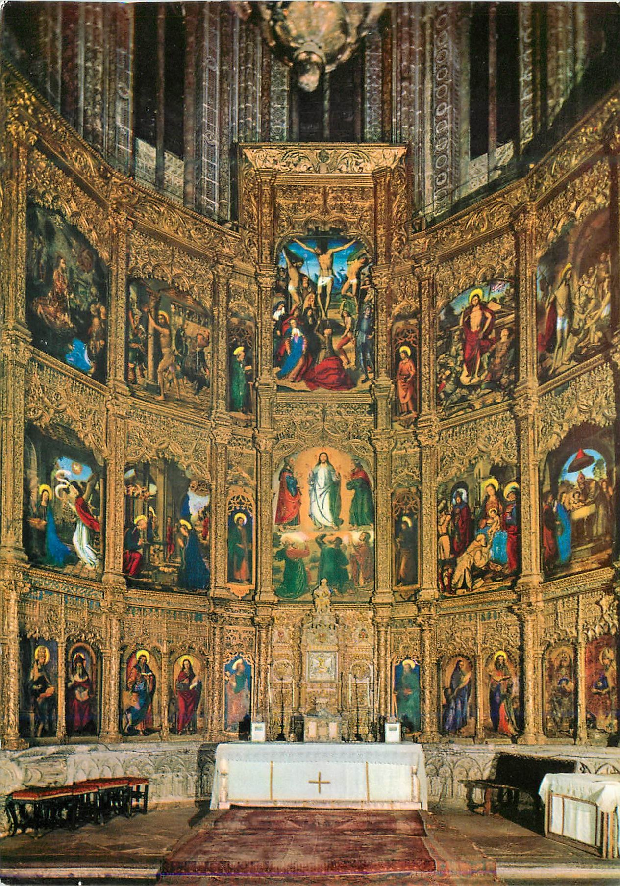 CPM Avila Retable du Maitre Autel de la Cathedrale