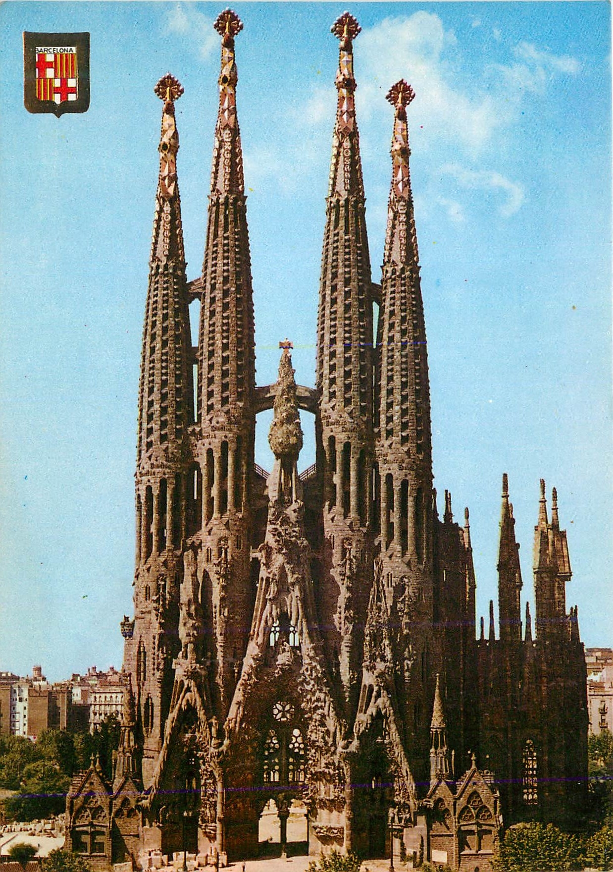 CPM Barcelona Temple de la Sainte Famille