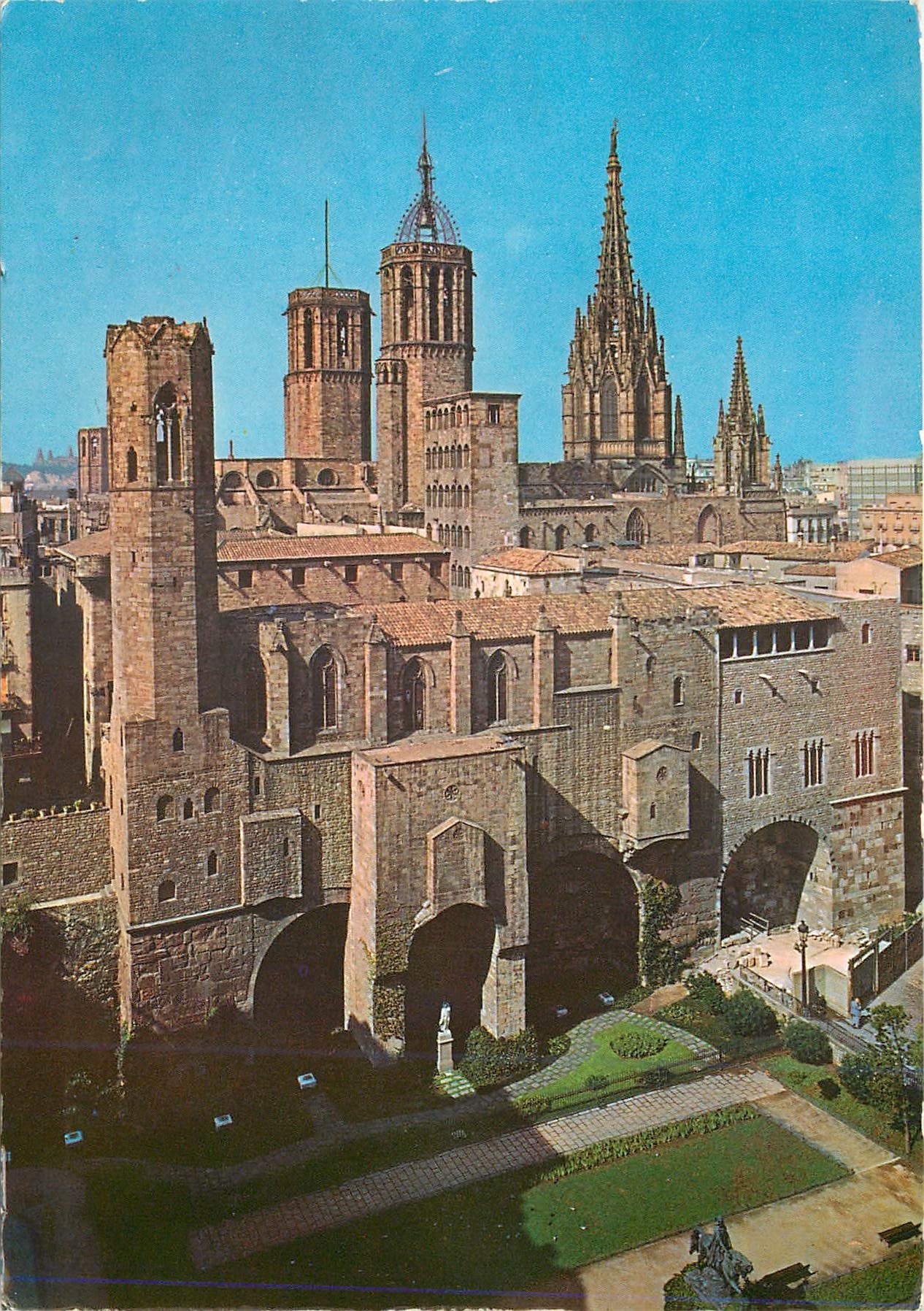 CPM Barcelona Quartier Gothique Place Berenguer