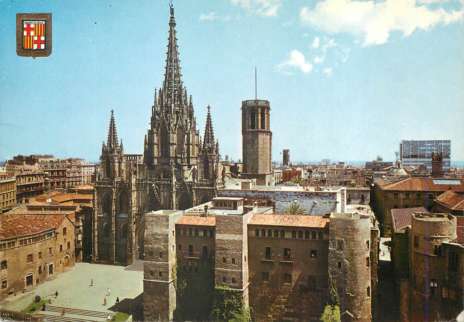 CPM Barcelona Cathedrale et Quartier Gothique 