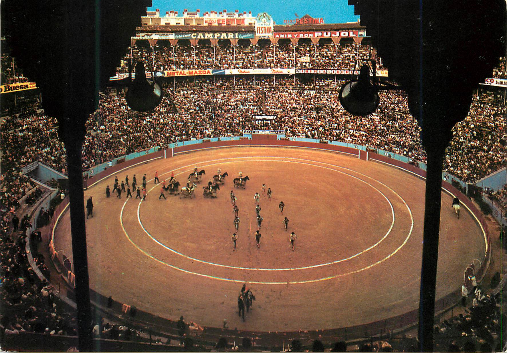 CPM Barcelona Place des Taureaux Monumental Corrida