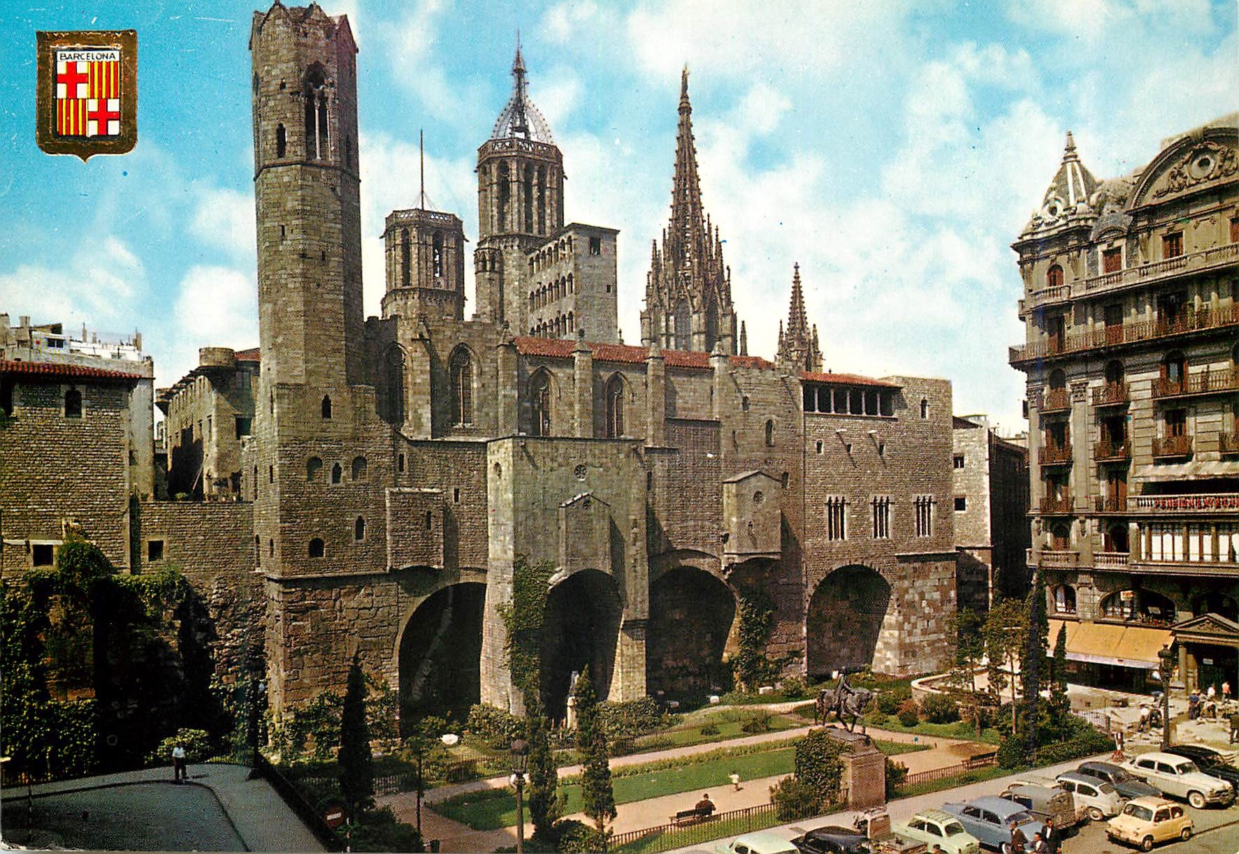 CPM Barcelona Place Berenguer et Grande
