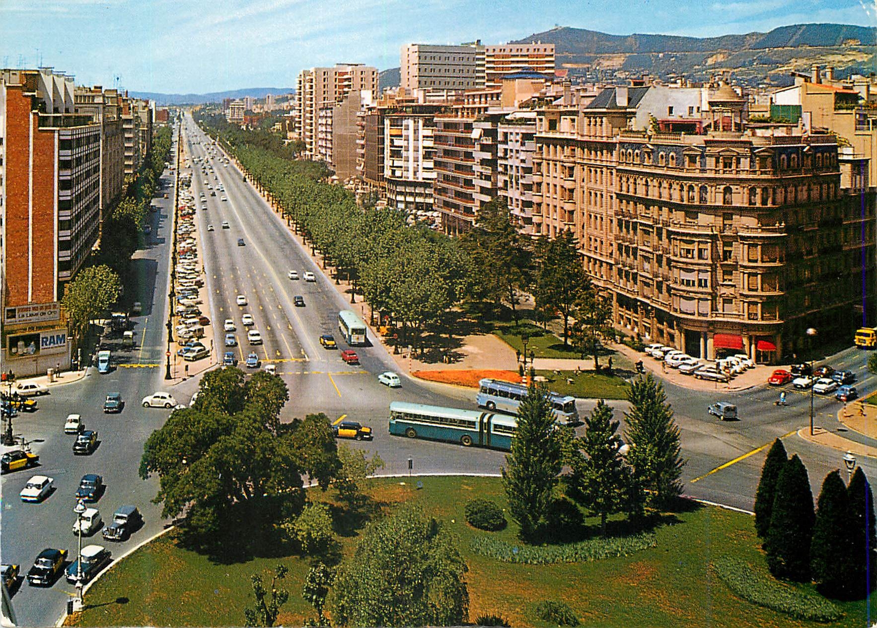 CPM Barcelona Palaza Calvo Sotelo Y Gralmo Franco