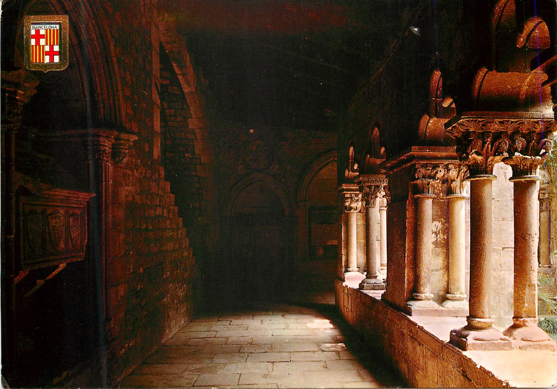 CPM Barcelona Romanica Eglise de San Pablo del Campo Cloitre Roman (Siecle XIII)