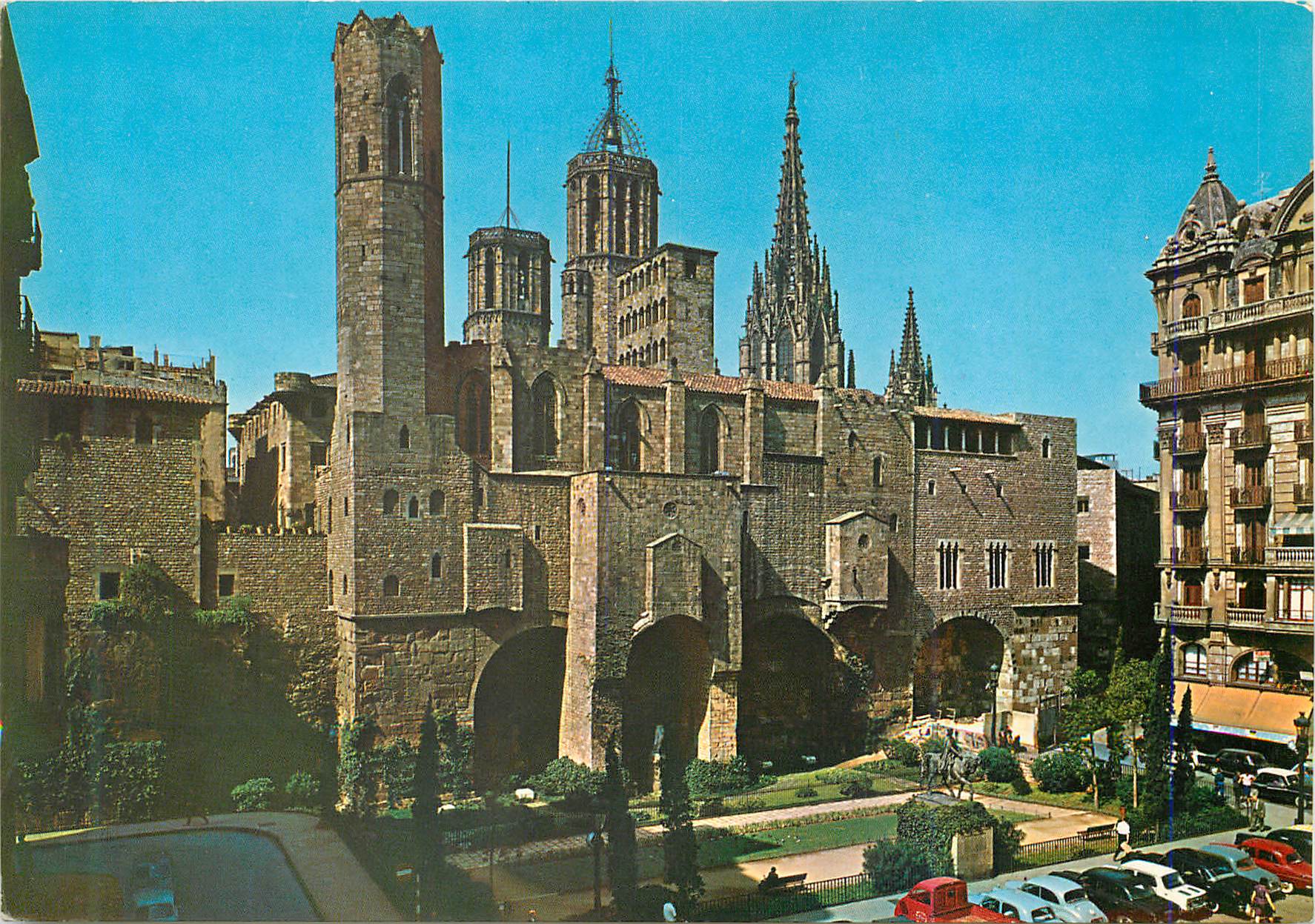 CPM Barcelona Quartier Gothique Place Berenguer