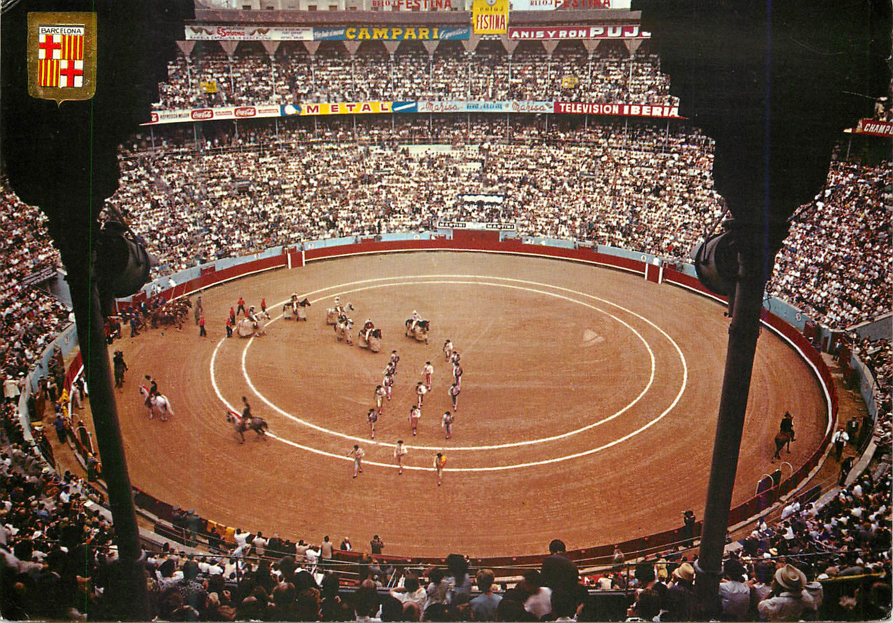 CPM Barcelona Place des Taureaux Corrida