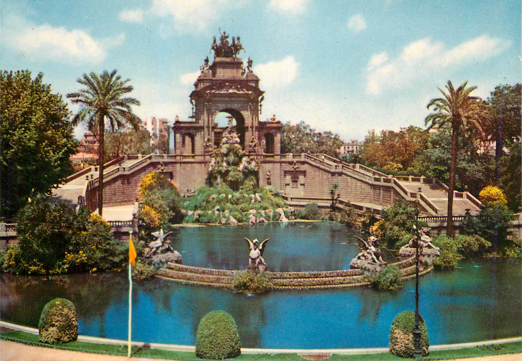 CPM Barcelona La Fontaine du Parc de la Citadelle