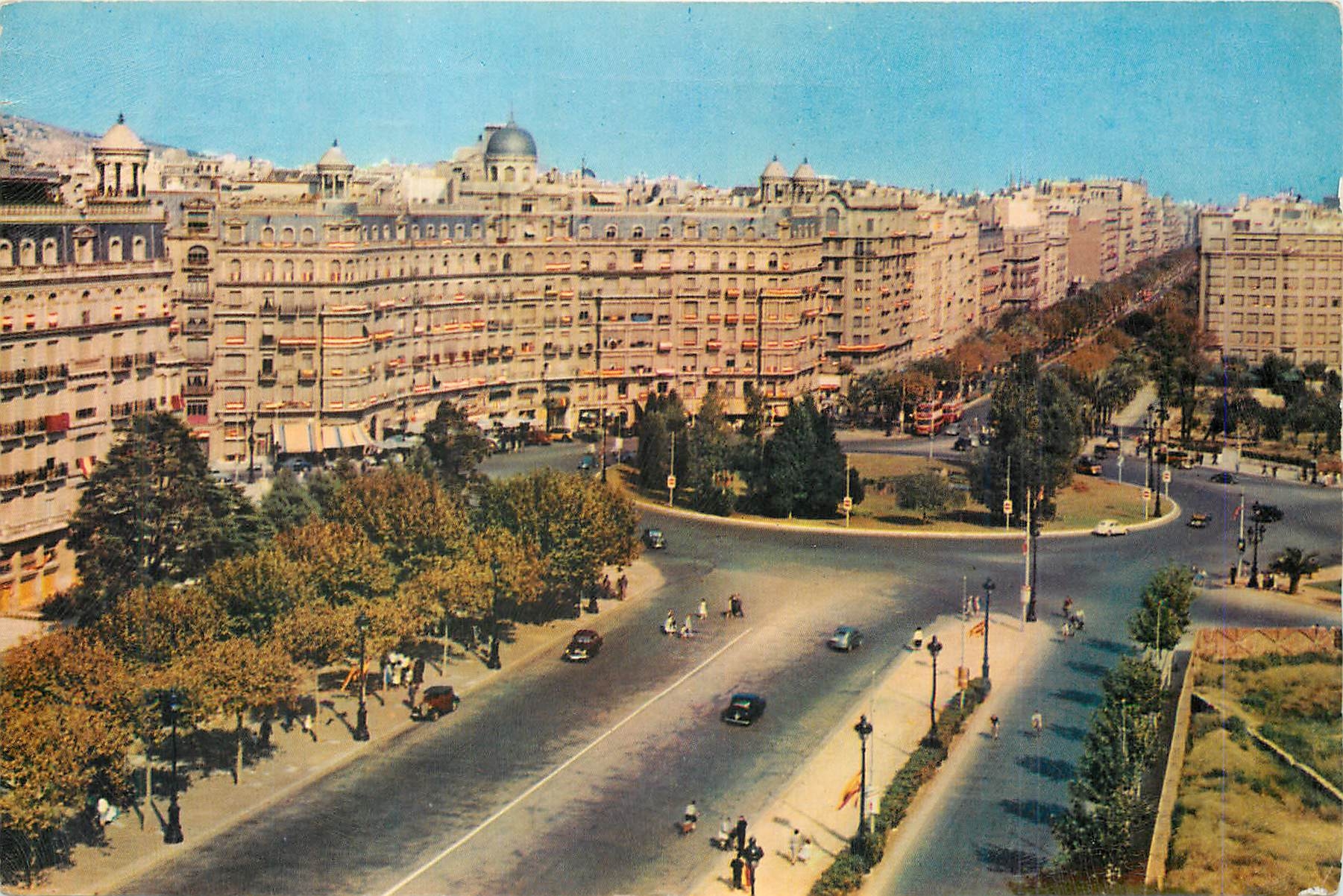 CPM Barcelona Place Calvo Sotelo et Avenue Generalisimo