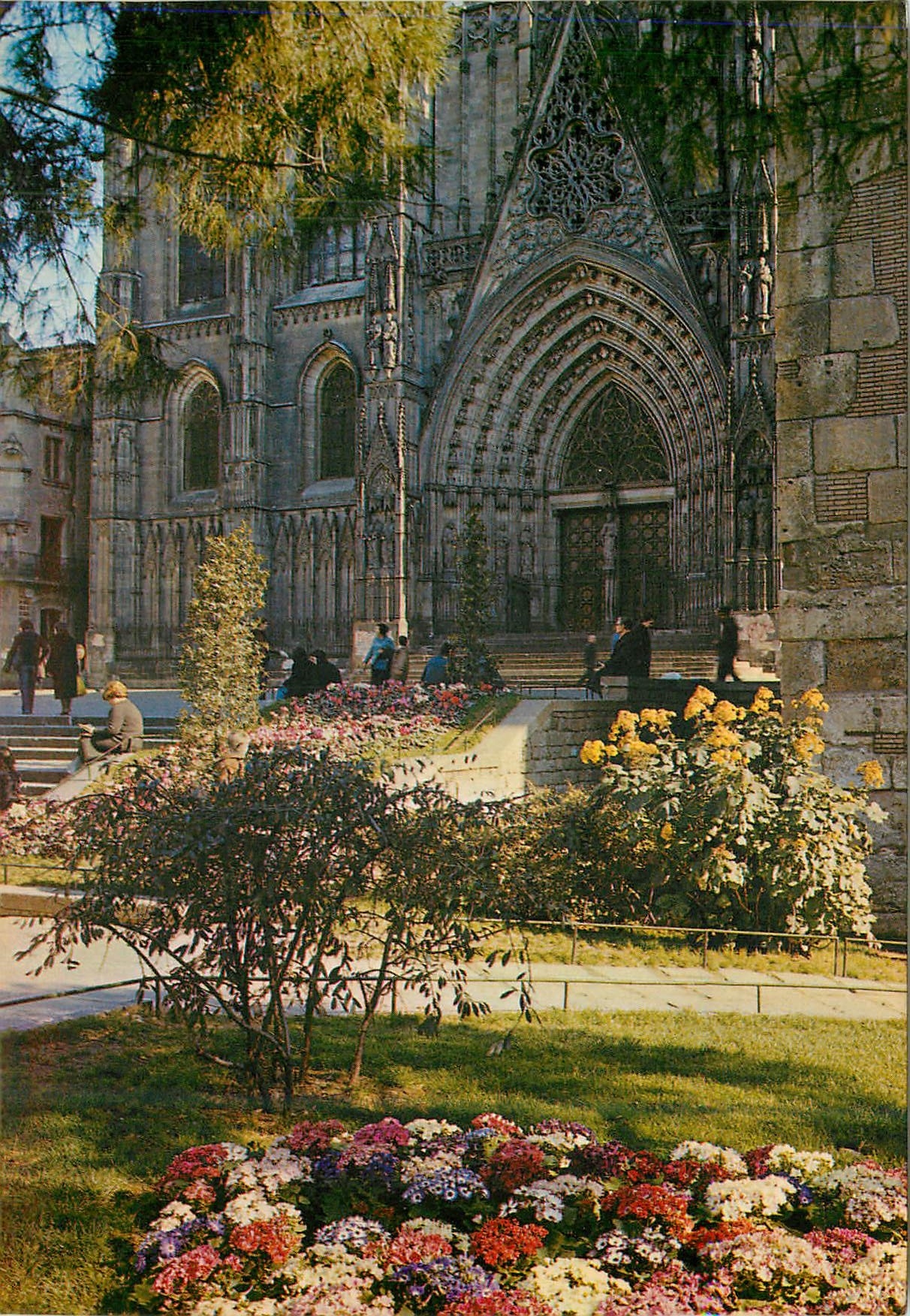 CPM Barcelona Cathedrale Entree Principal