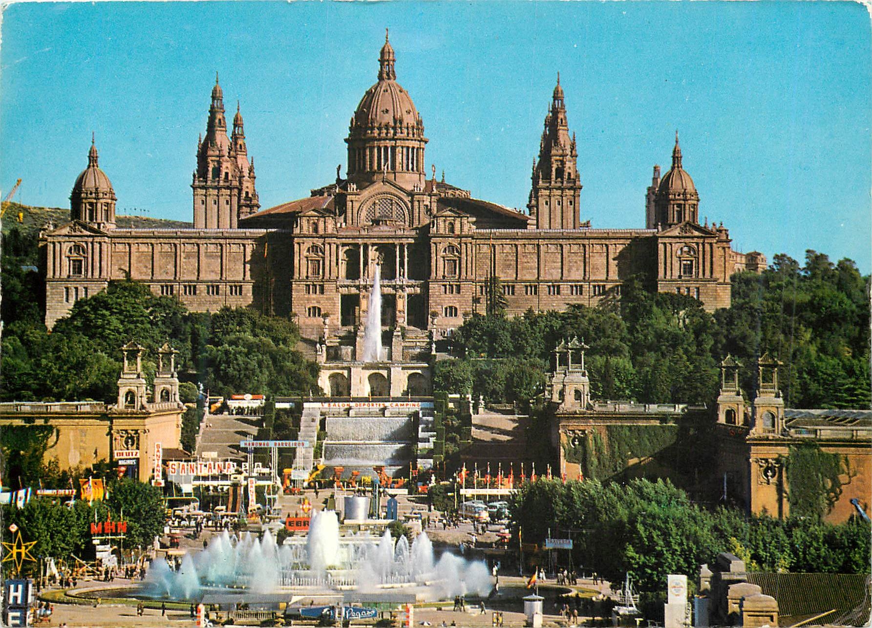 CPM Barcelona le Palais National (Musee)