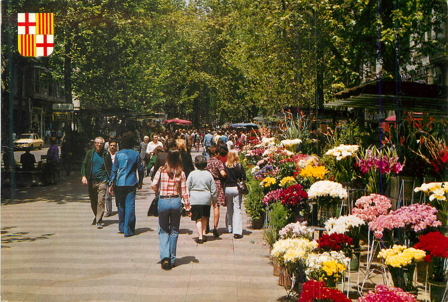 CPM Barcelona Avenue Nomee Avenue des Fleurs