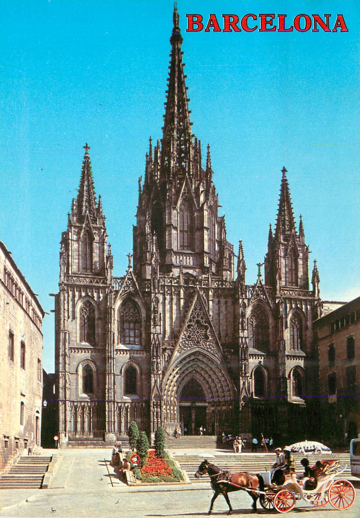 CPM Barcelona Facade de La cathedrale