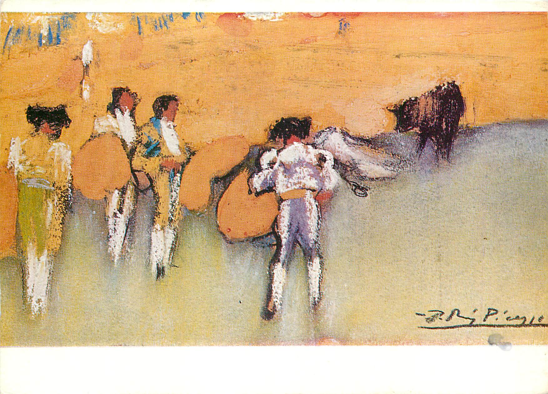CPM Picasso (1881 1973) Course de taureaux Corrida