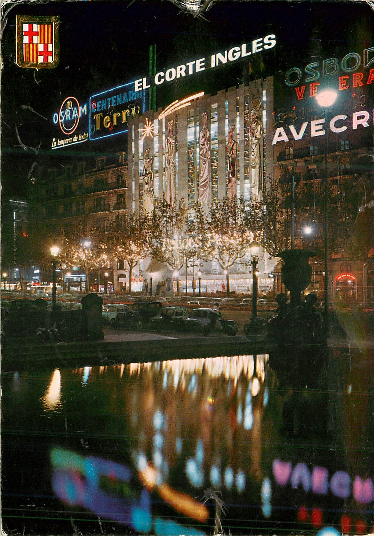 Plaza Catalunya — Nachtsicht — Ediciones ORO, N° 676