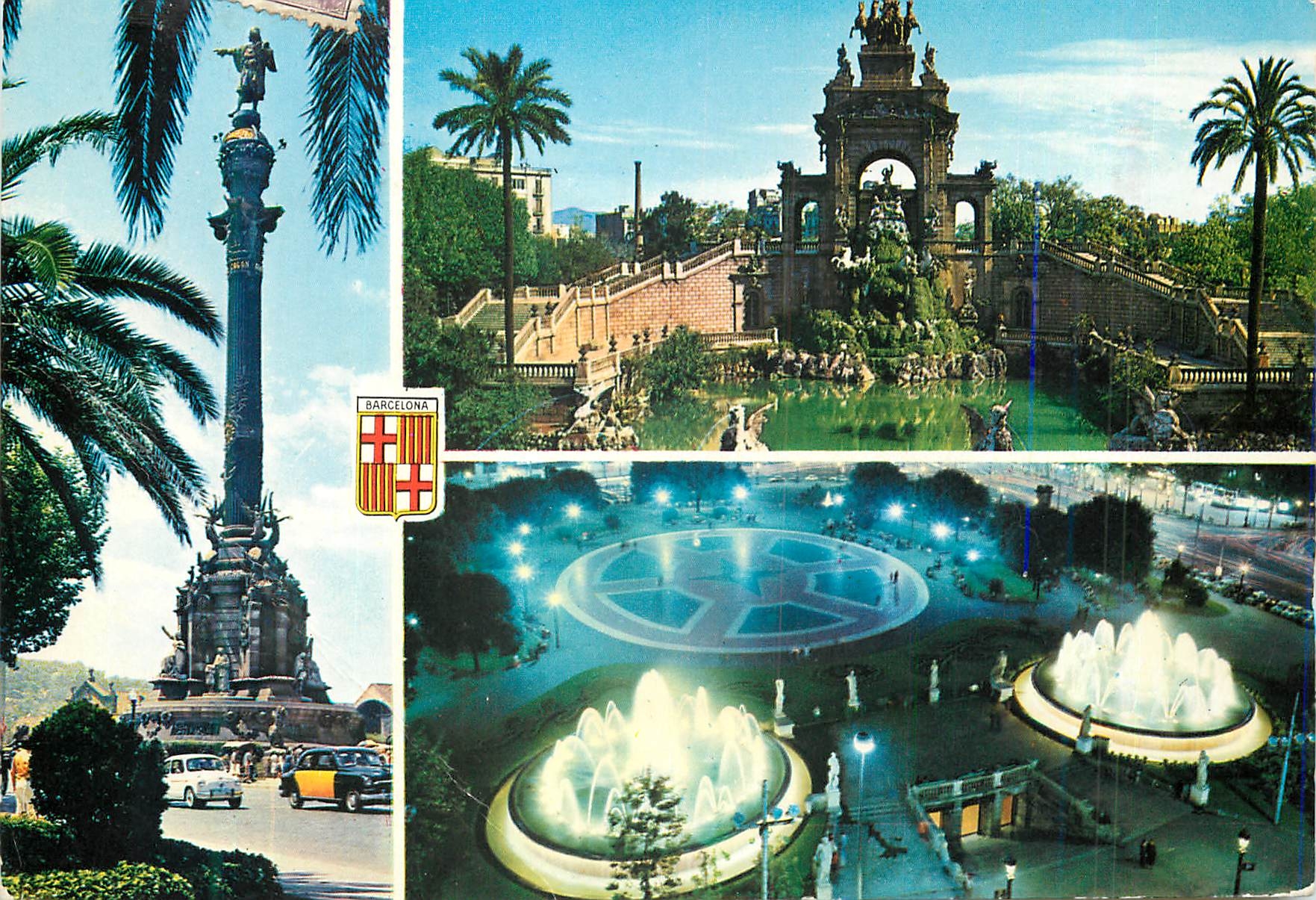 Barcelone — Monument à Colón et Parc de la Ciutadella — Vision-Color