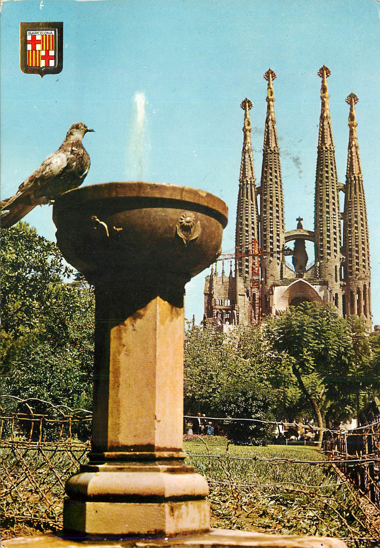 CPM Barcelona Temple de la Sainte Famille Detalle