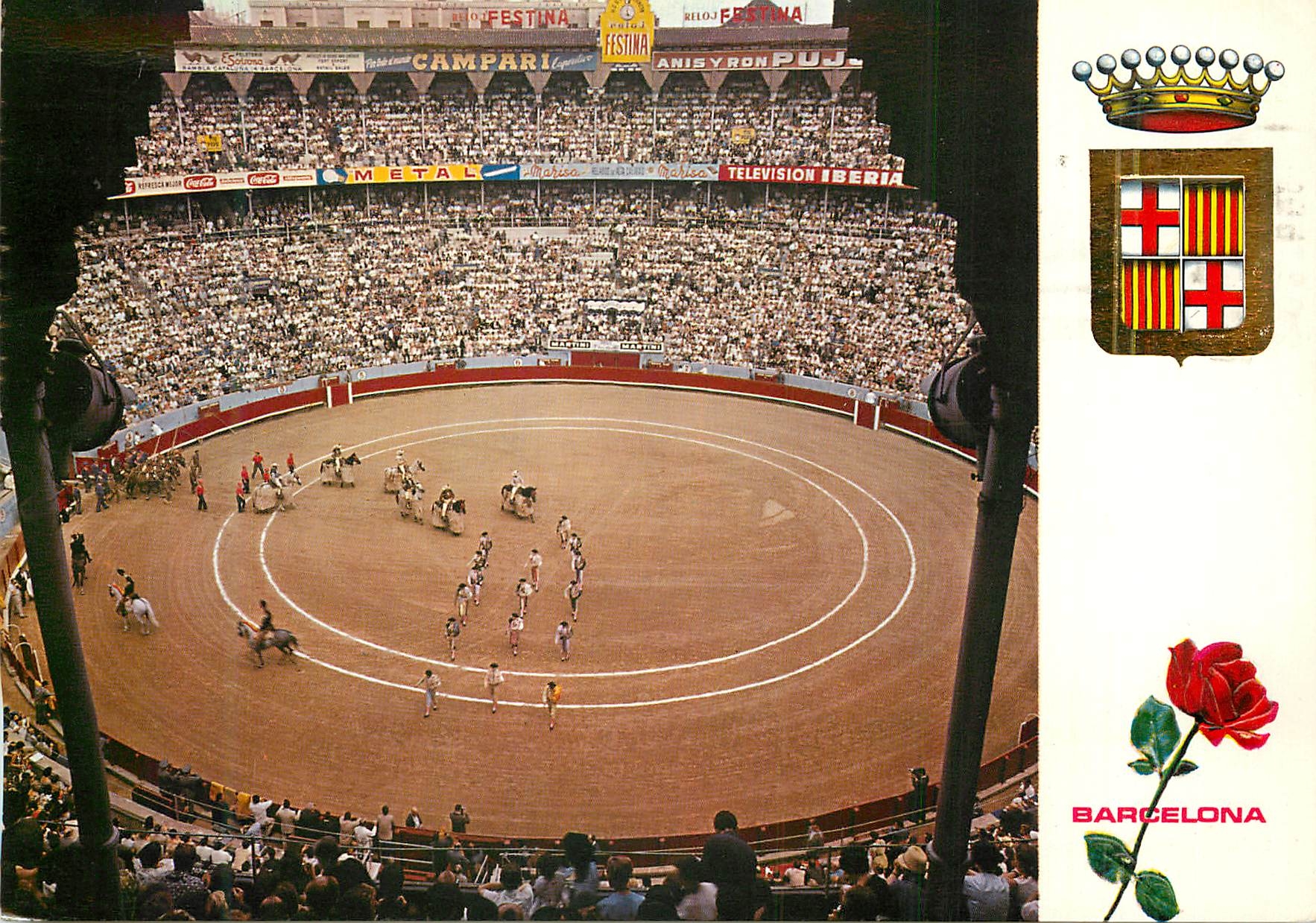 CPM Barcelona Plaza de Toros Monumental Corrida