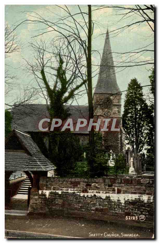 Grande Bretagne CPA Sketty church Swansea