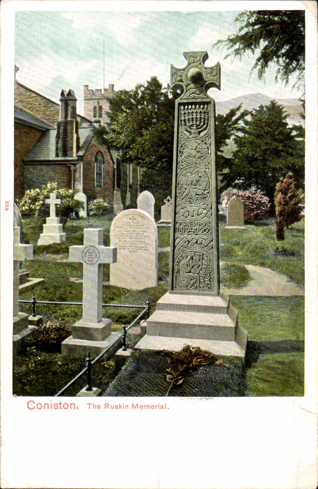 Grande Bretagne CPA Coniston The Ruskin memorial