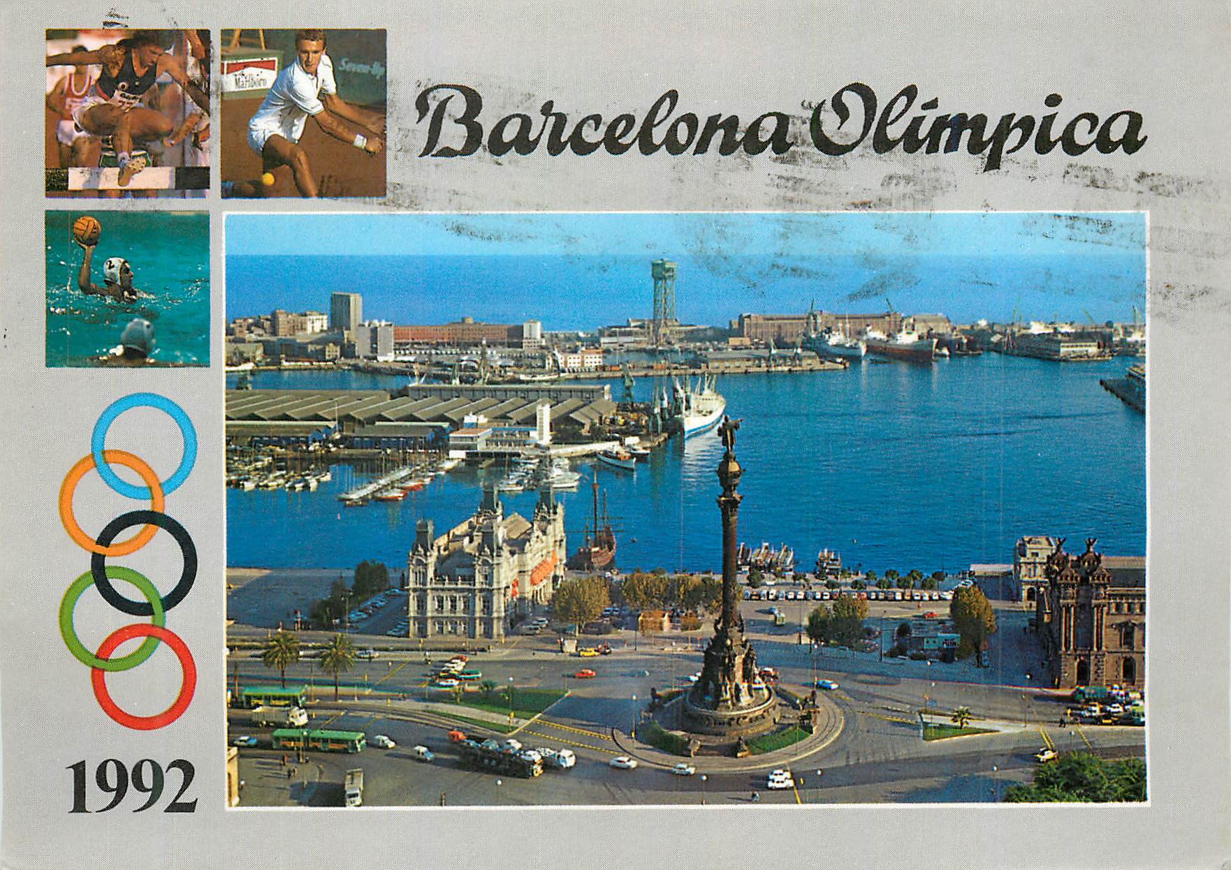 CPM Barcelona Olimpica 1992 Jeux Olympiques Tennis