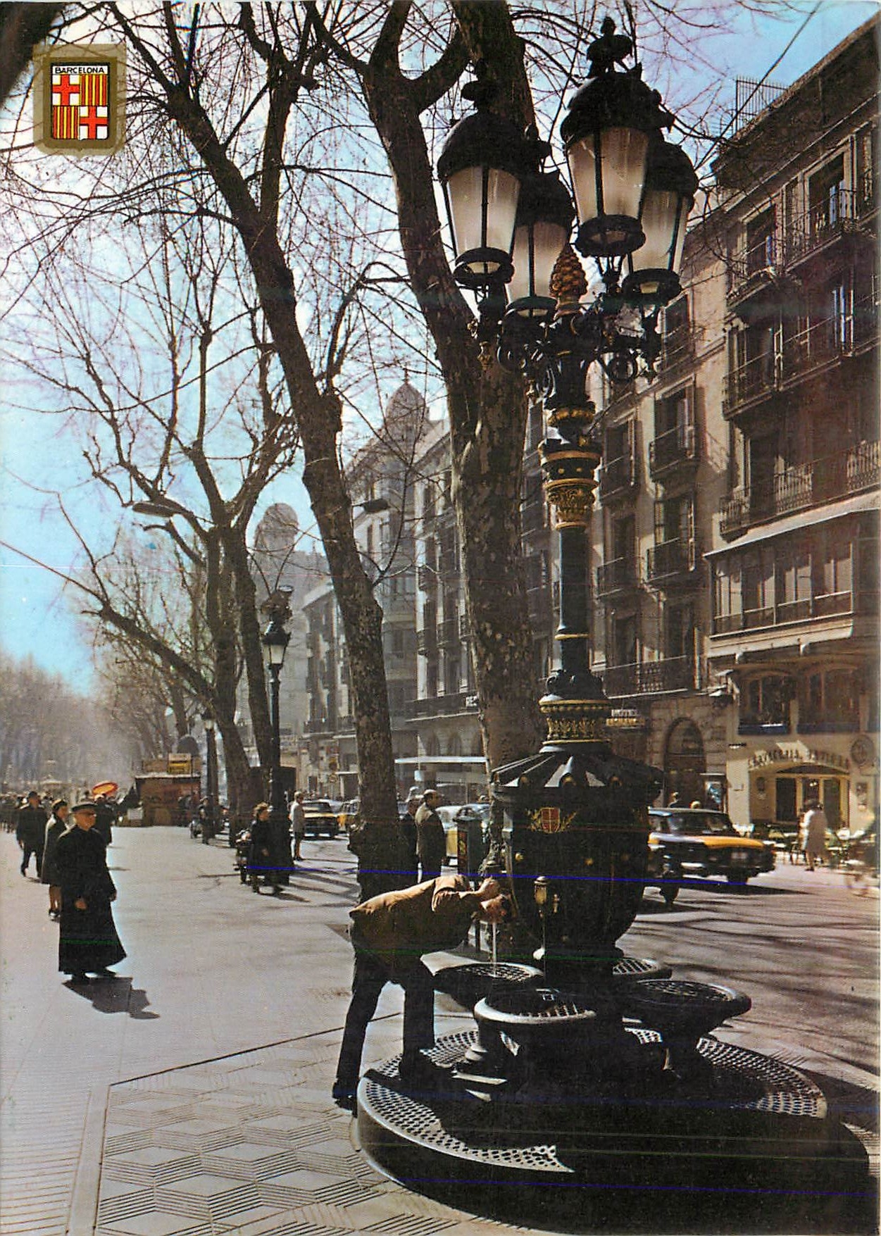 CPM Barcelona Rambla et Fontaine de Canaletas