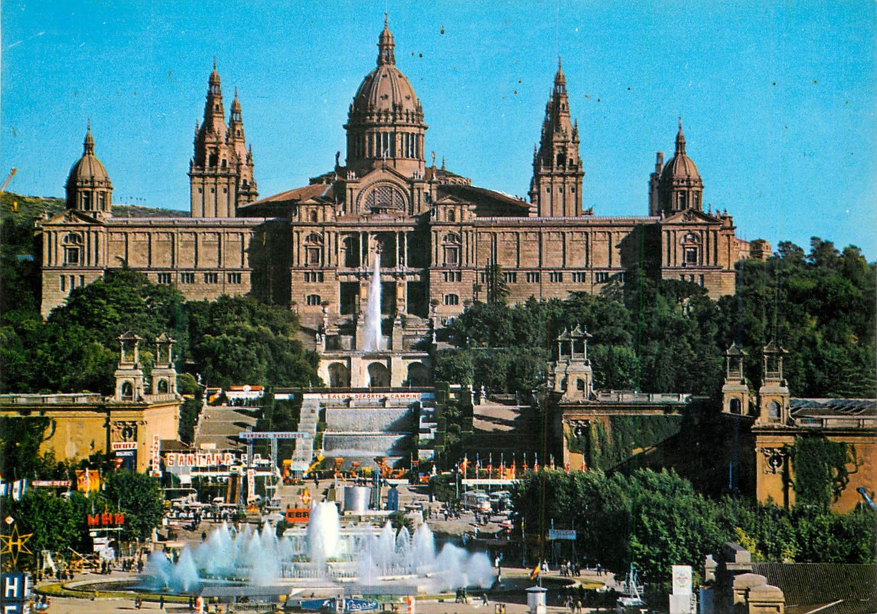 CPM Barcelona Le Palais National (Musee)