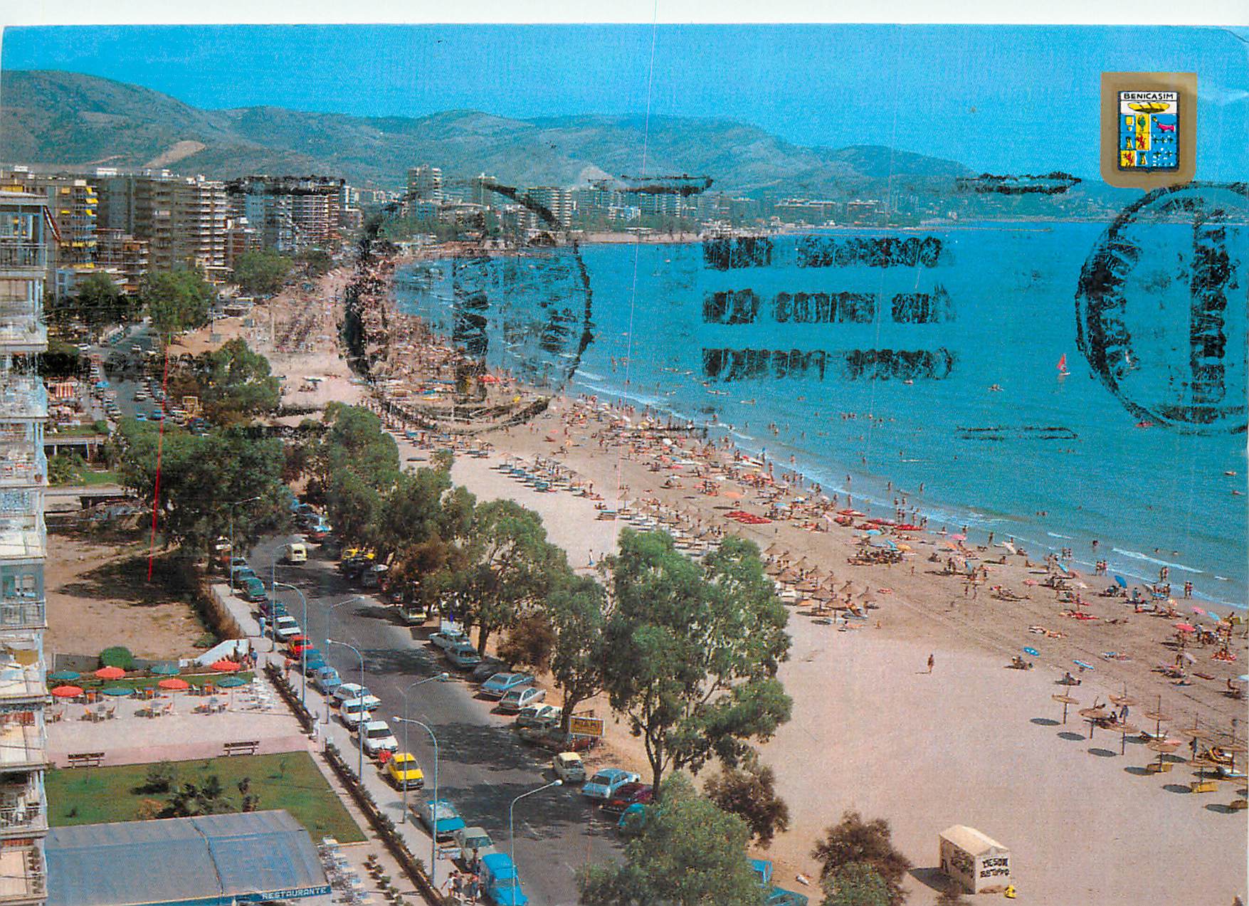 CPM Benicasim (Castellon) Las Villas Plage