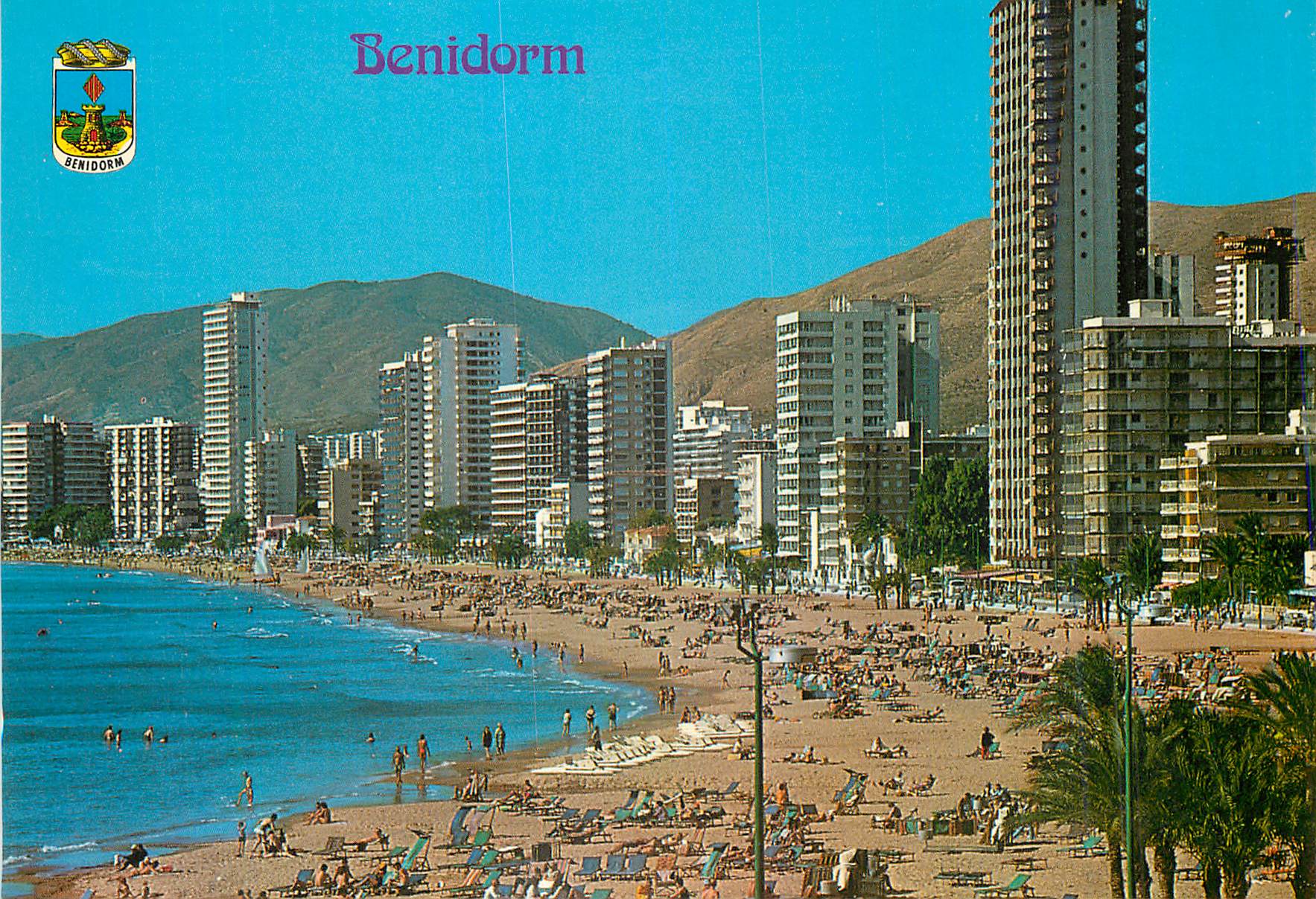 CPM Benidorm (Espana) Playa de Levants