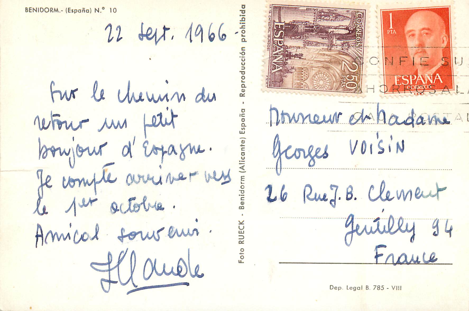 CPM Benidorm (Espana) — Verso