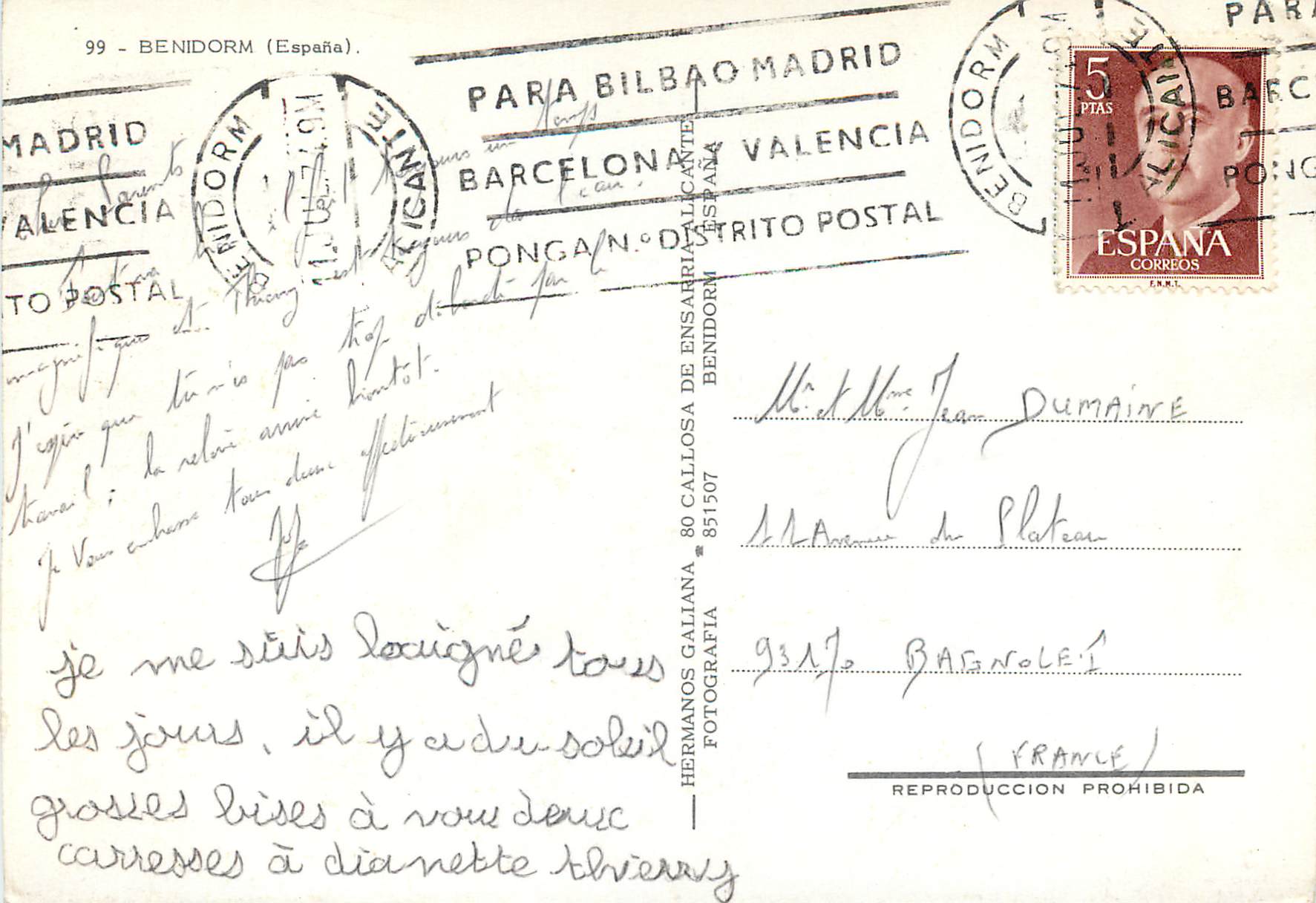 CPM Benidorm (Espana) — Verso