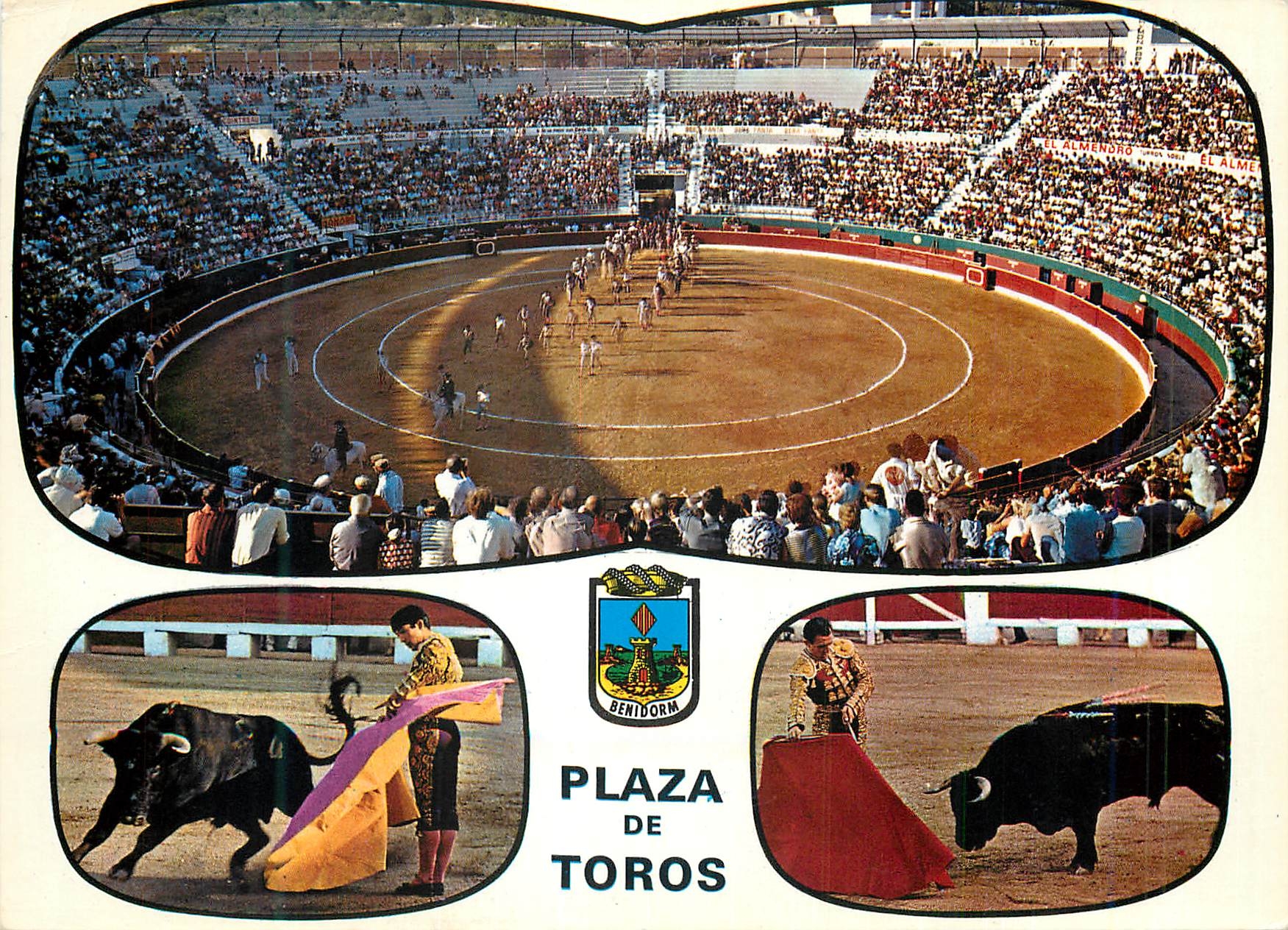 CPM Plaza de Toros Benidorm (Alicante) Plaza de Toros Arenes Bullring Taureau Corrida