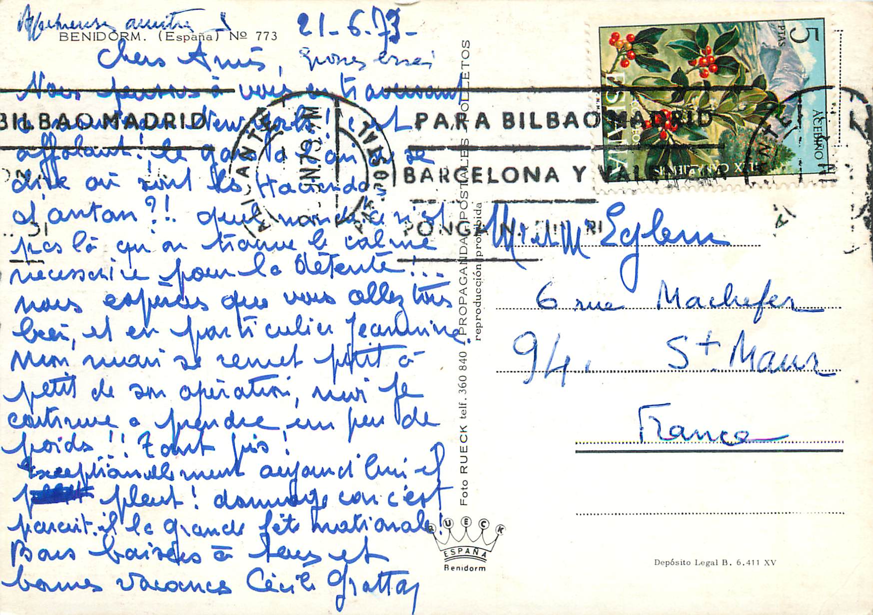 CPM Benidorm (Espana) — Verso