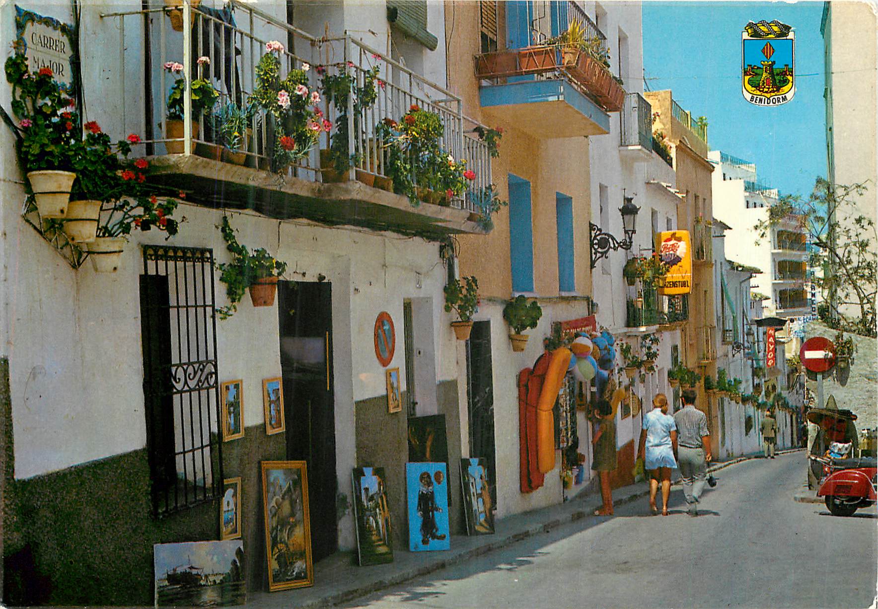 CPM Benidorm (Alicante) Rue Typique