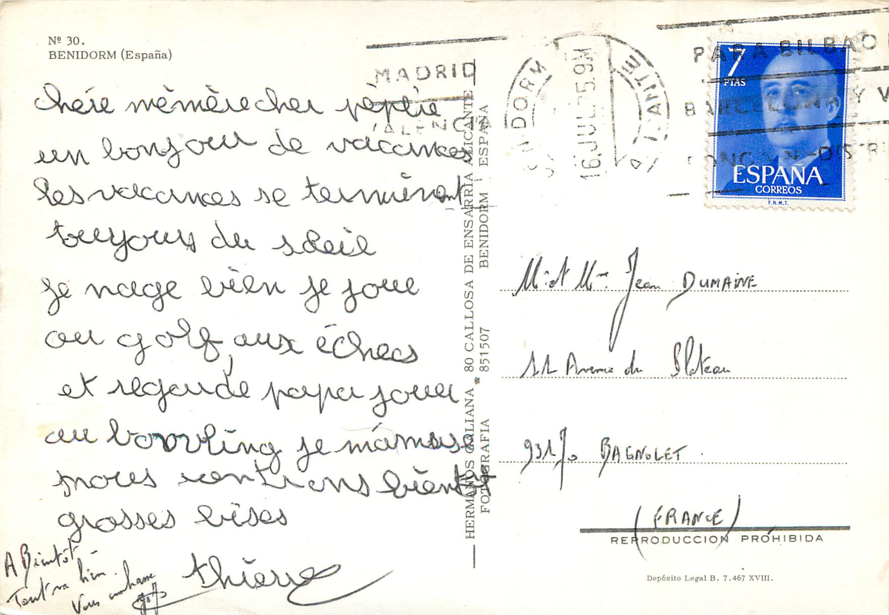 CPM Benidorm (Espana) — Verso