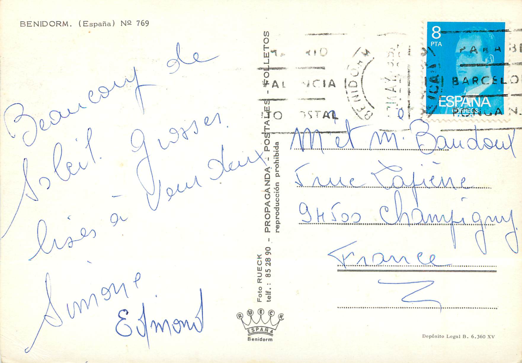 CPM Benidorm (Espana) — Verso