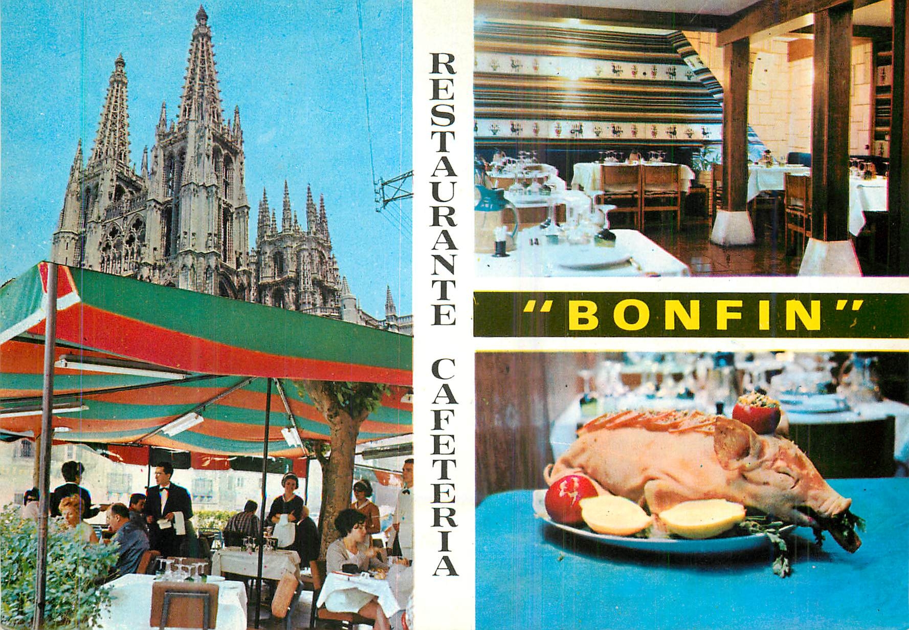 CPM Restaurante Cafeteria Bonfin Burgos (Espana)