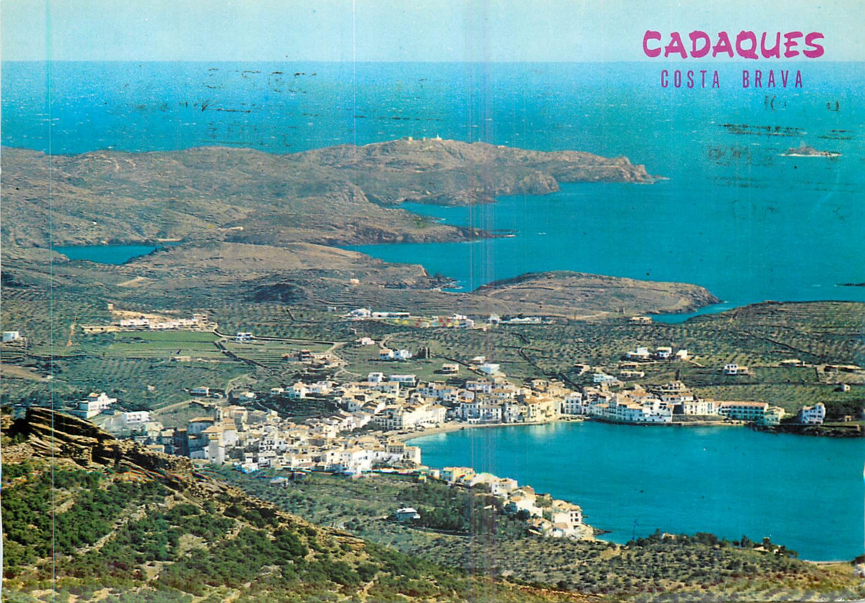 CPM Cadaques Costa Brava La Cote Torturee depuis Cadaques a Cobo de Creus