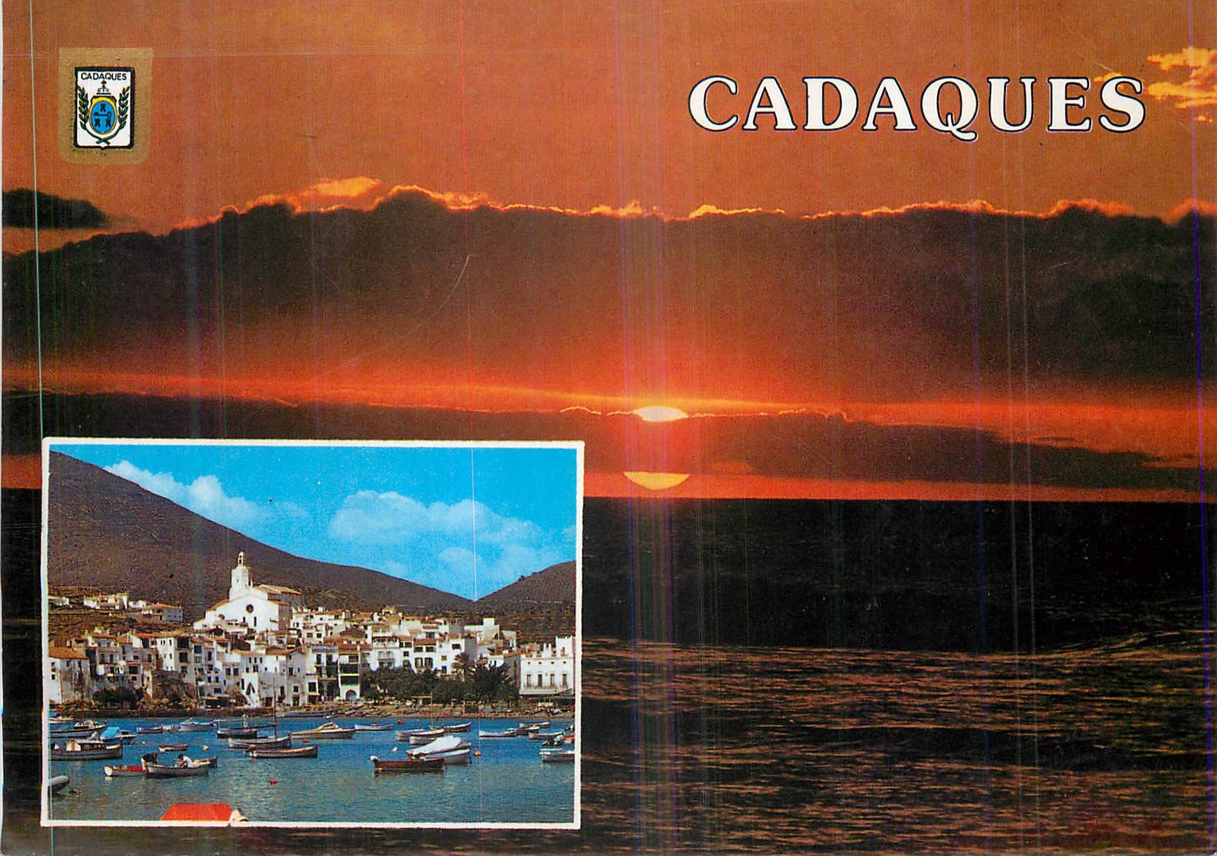 CPM Cadaques Costa Brava Vue Partielle