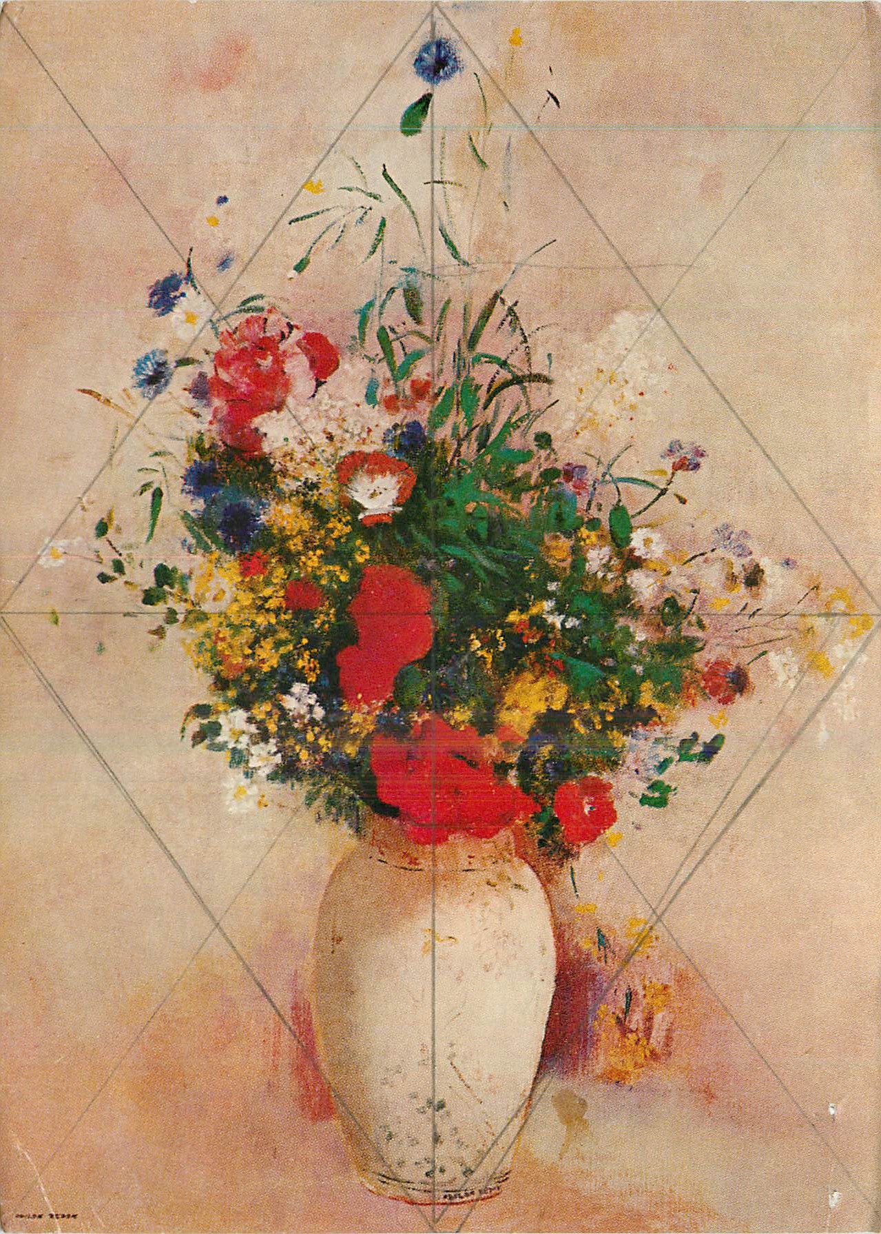 Bouquet de fleurs dans un vase chinois — Odilon Redon, 1840-1916 — The Metropolitan Museum of Art